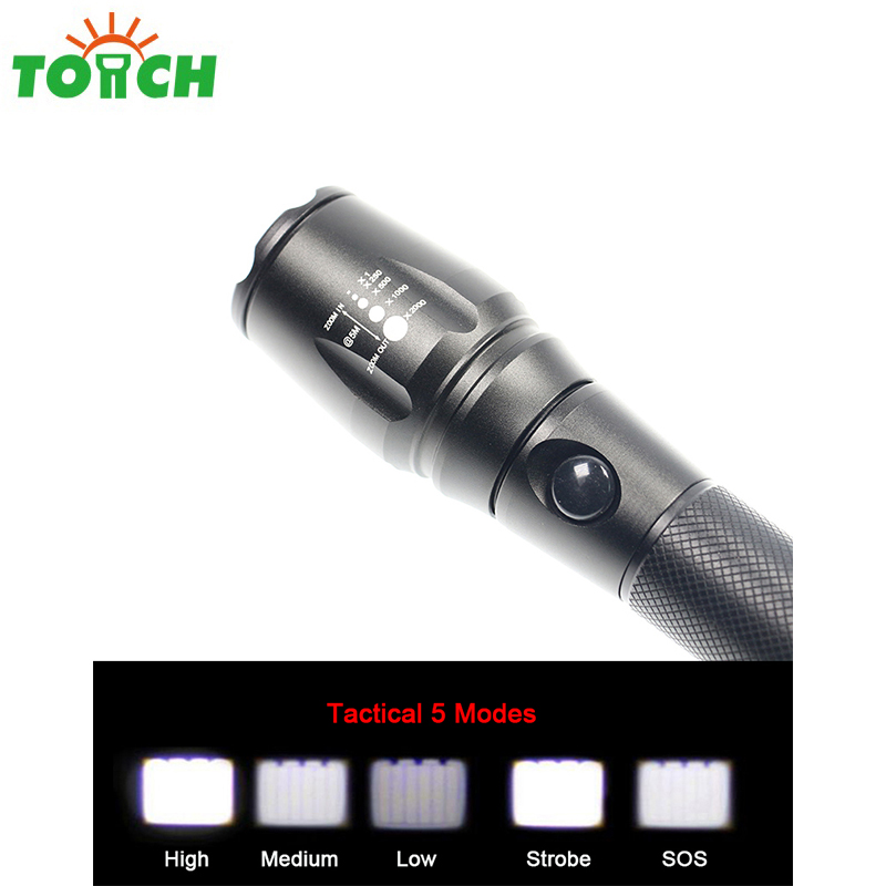 Small wholesale aluminum high power camping outdoor lighting rechargeable torch led torch flashlight light