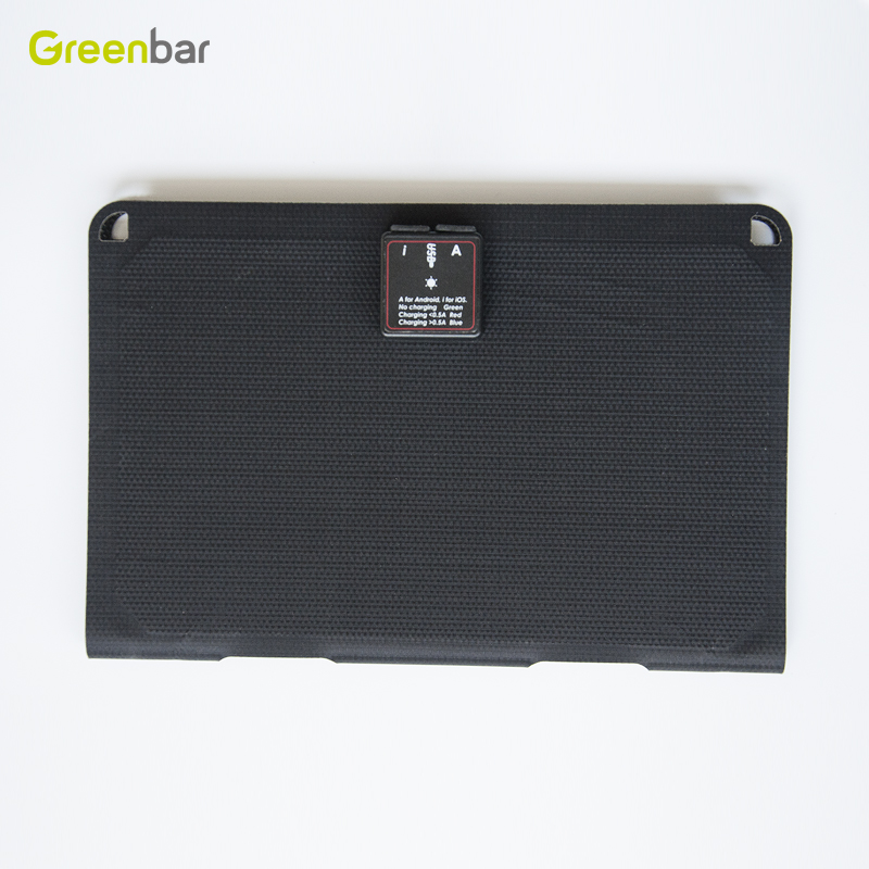 Greenbar 12W best quality waterproof portable foldable camping solar panels