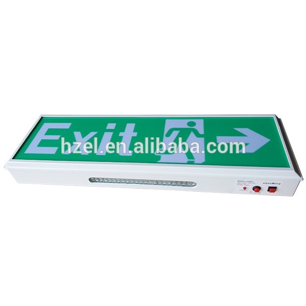 Fire-Retardant ABS Polyester Base Approval CE Emergency Exit Sign