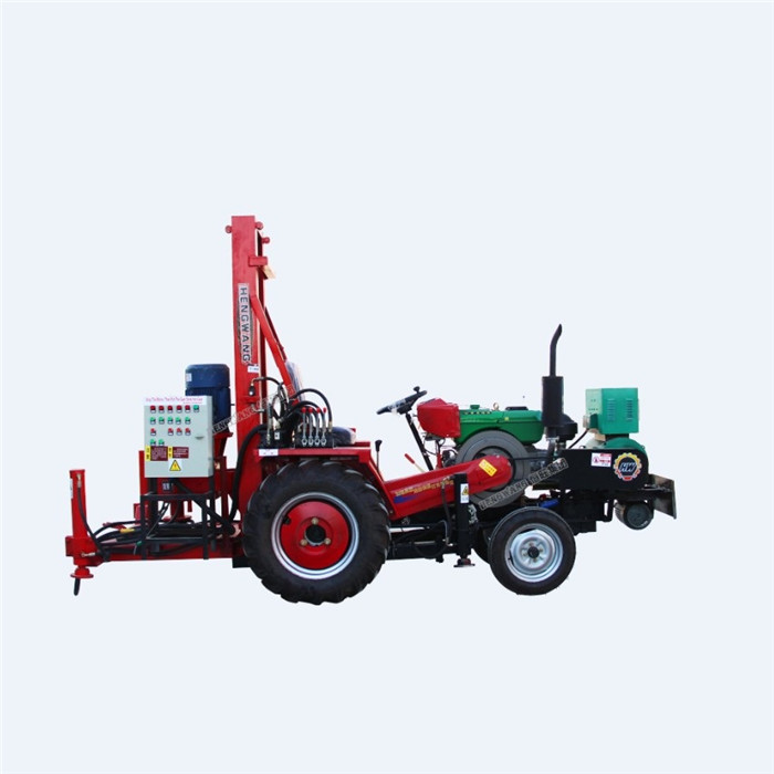 tractor mounted new high quality soil rock DTH mobile cheap mine coal water well drilling rig machine price