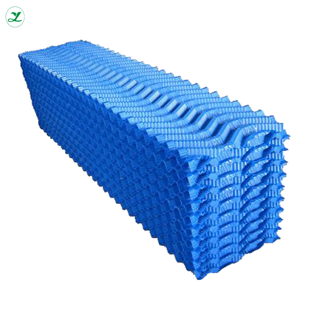 PVC S wave cooling tower fill for square cooling tower infill