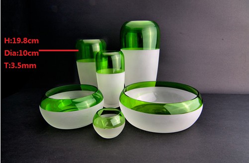 [Wholesale Distributor Opportunities]6 Small Colorful Glass Vase Set (Une / Deux / Trois)