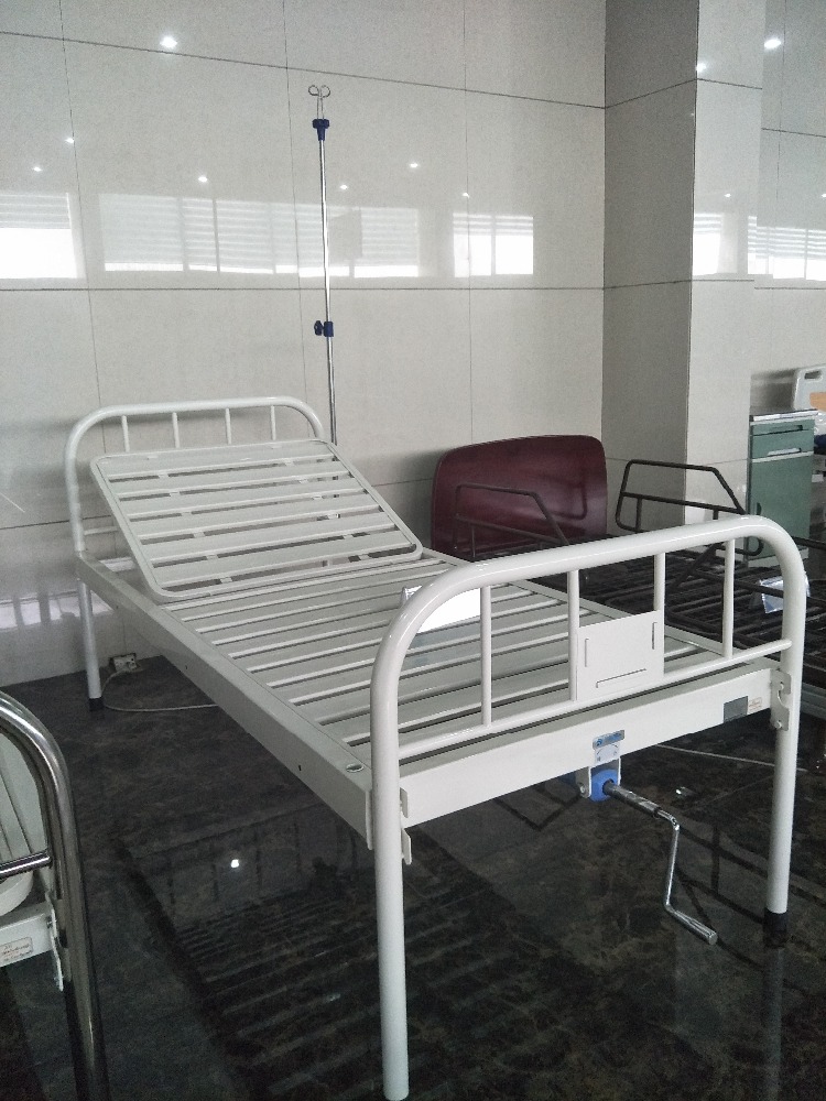 simple cheap 1 position/crank manual hospital bed manufacturer