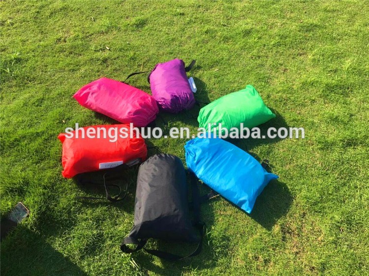 Outdoor Fast Inflatable bed Air Sleep Sofa Lounge,Outdoor Couch Furniture Sleeping inflatable Lounger Air Bag Hangout Bean Bag