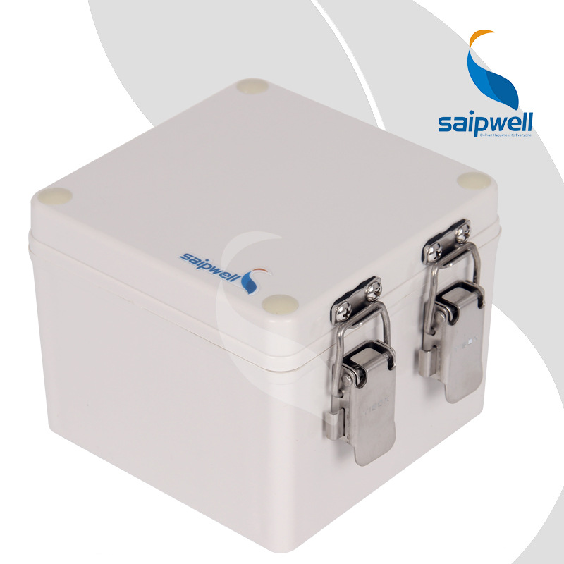 SAIPWELL Y IP66 DS-AGS-1212 ABS Plastic Waterproof Electrical Box With Metal Clasp Outdoor Use MCB Distribution Box