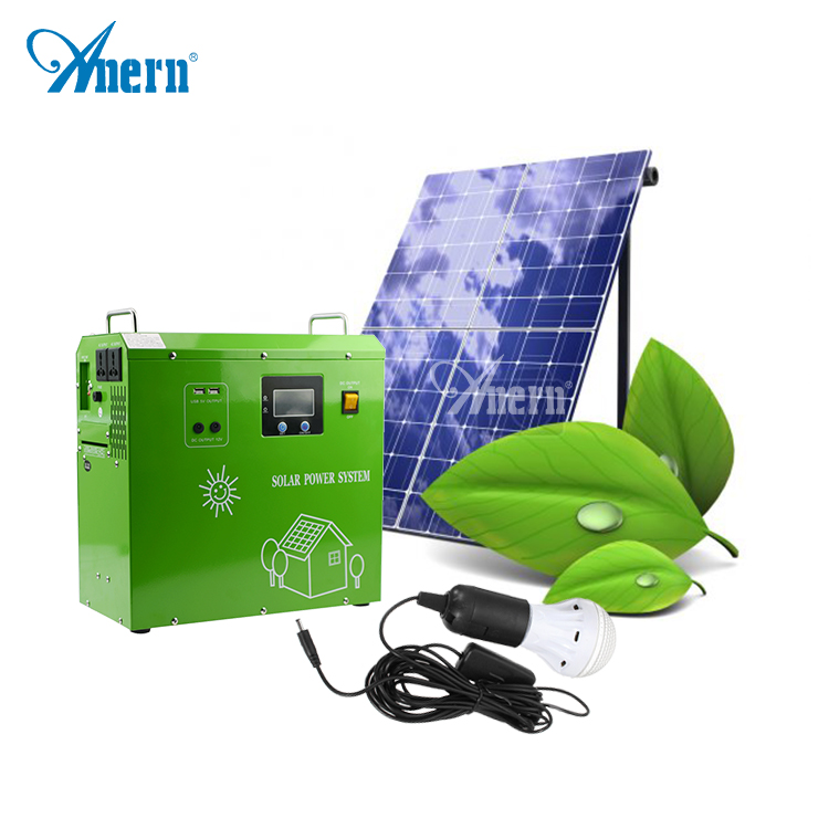 portable solar power system with charger function