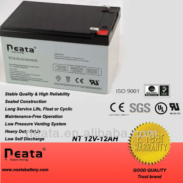 Lead acid battery 12v12ah in rechargeable batteries