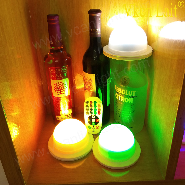 Waterproof RGBW Color Under Table Rechargeable Led Light