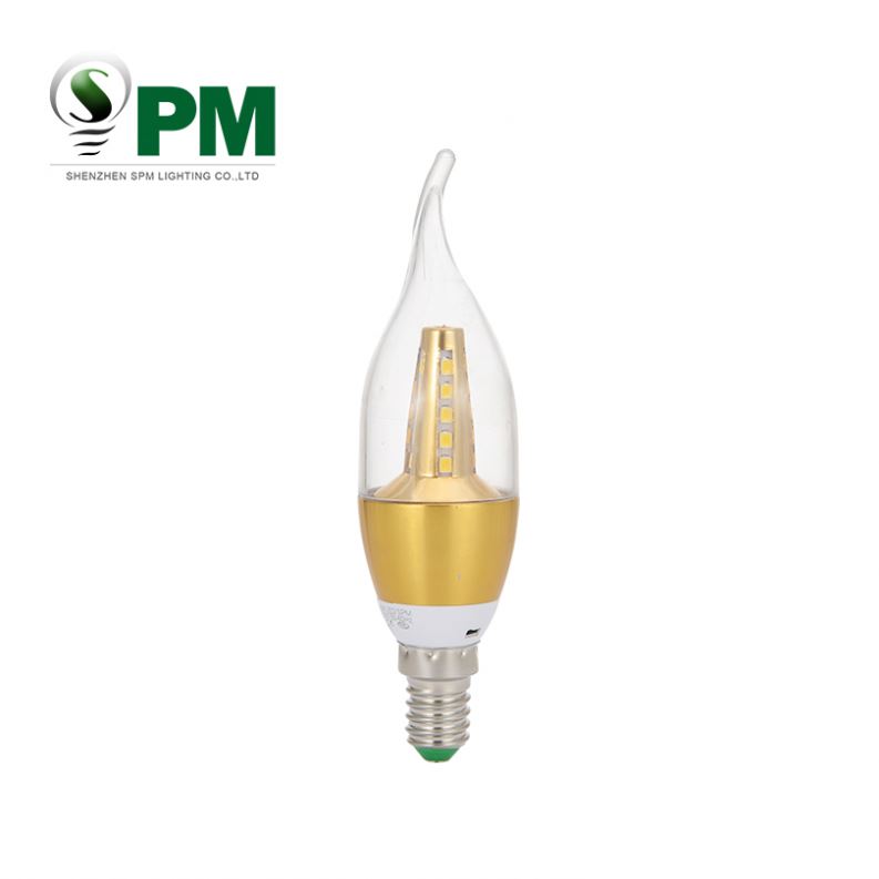 Hot sale 5w led candle bulb 220lm e14 led candle