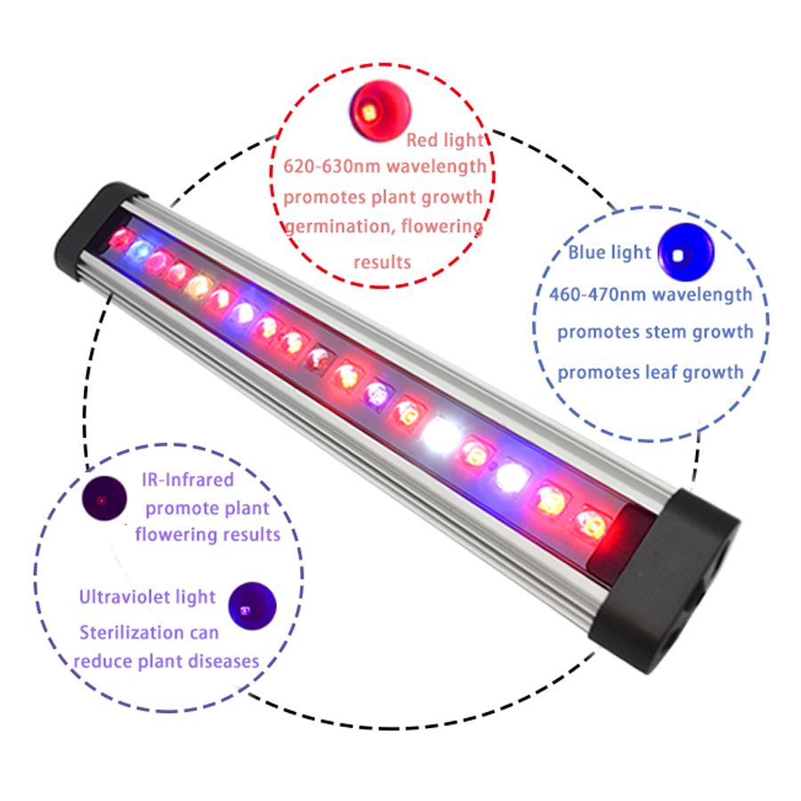 LIWEIDA brand ce rohs fcc saa c-tick full spectrum hydroponic plant light,18w 35w 45w 65w 75w 100w 120w led bar grow light