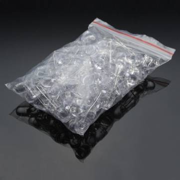 dip LED 10mm White Transparent 1w 20mA 3V Ultra Bright Round 10 mm LED Light Emitting Diode Lamp Water Clear Through Hole Bulb