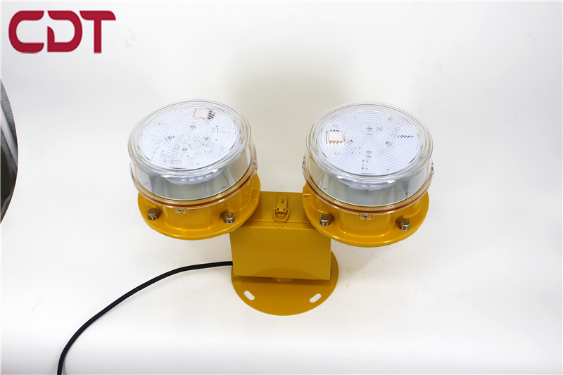 BST Towers High Masts Monopoles ICAO FAA L-864 Main and Replacement Dual Medium Intensity Flash Red Aviation obstruction lights