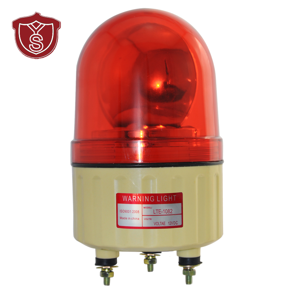 LTE-1082 DC12/24V AC220V Incandcent Rotary Warning Lamp Flash LED with CE/ROHS