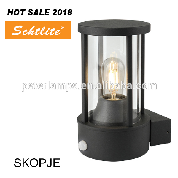 SKOPJE PIR Waterproof IP65 E27 lampholder sensor Outdoor Wall pack light