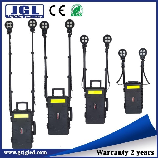 80w led cree military army telescopic stand light