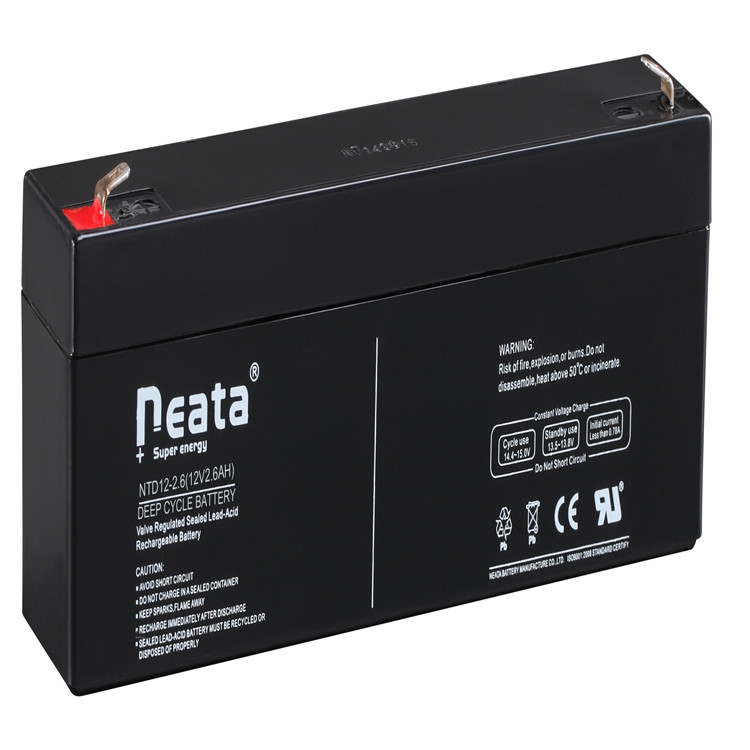 Neata Rechargeable 12V VRLA AGM Battery 12V2.6AH