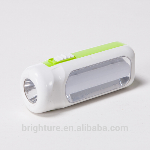 Led portable mini rechargeable torch emergency light