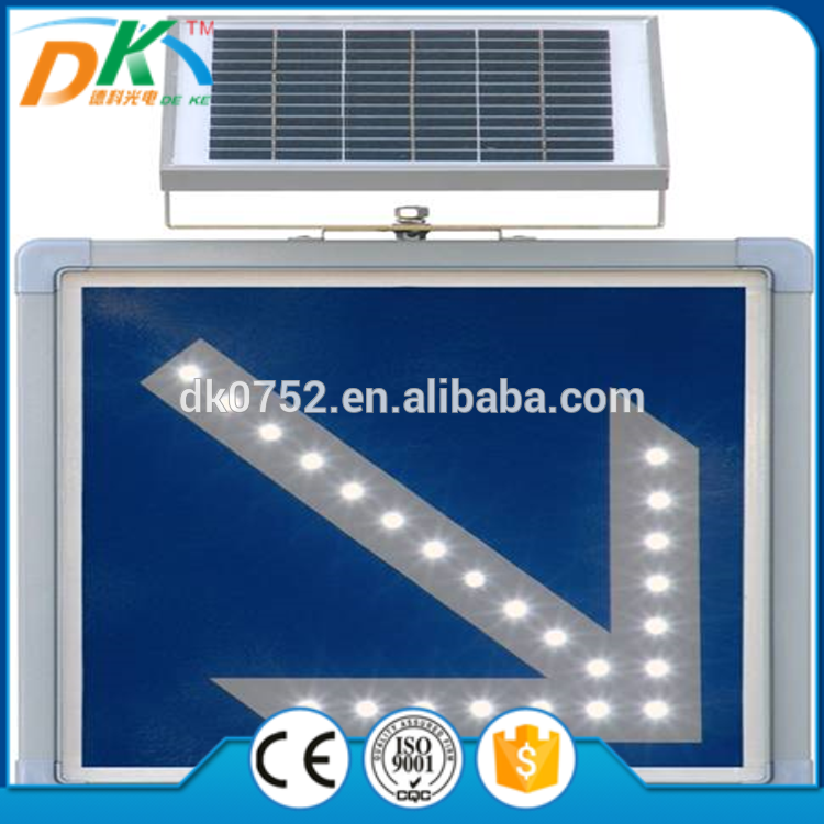 Solar road traffic led arrow lights/ the direction of signs arrow board/traffic Indicator light