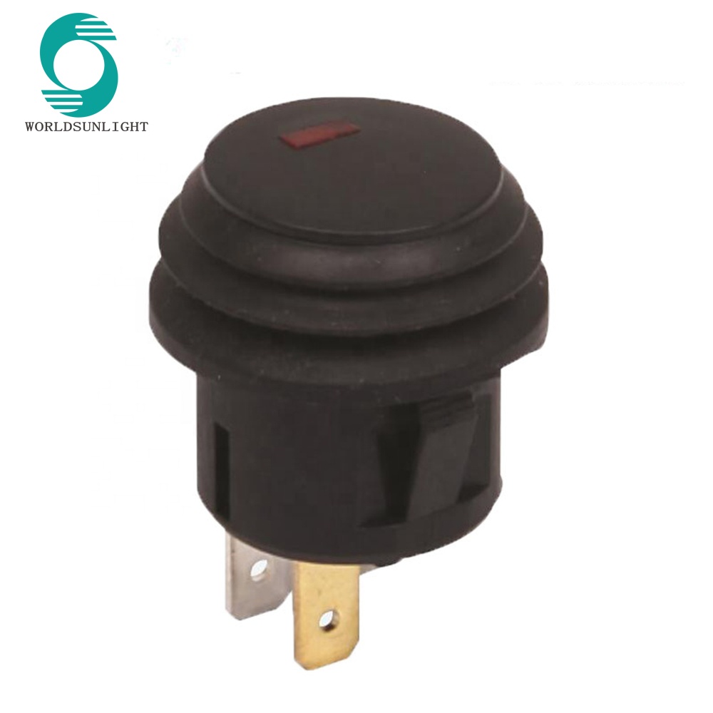 ASW-29E-D 12V LED Illuminated ON/OFF automotive rocker switch