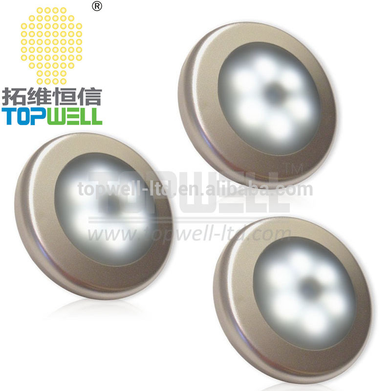 manufacturer shenzhen 6 LED Motion Sensor Night Light Stick-on Anywhere Motion-Activated LED Security Light