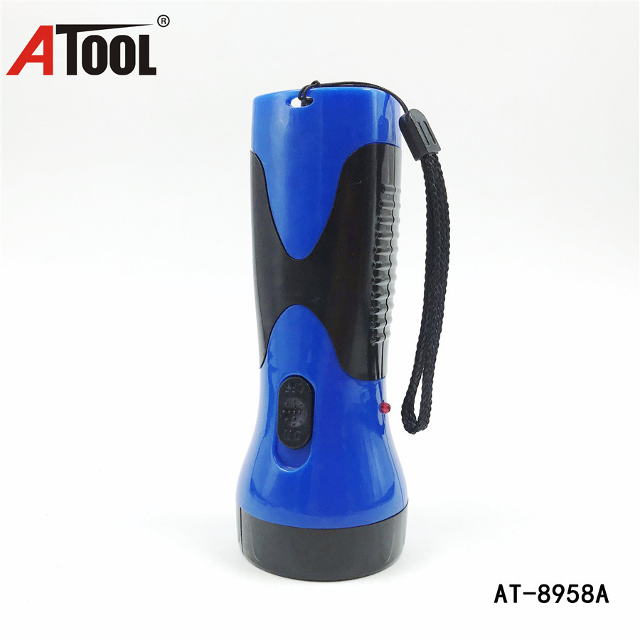 ABS plastic lamp 9 led with laser rechargeable torch