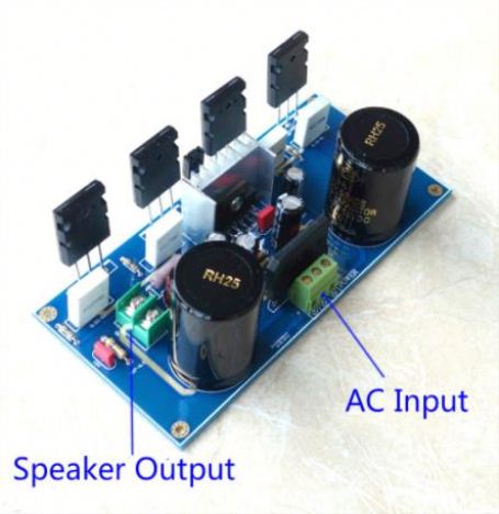 Amplifiers Audio Board DIY Kits UPC1342V 220W Dual Mono Split Amplifier Spare Parts