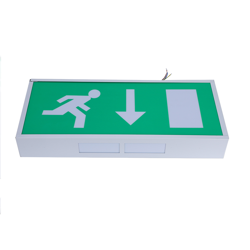 2019 New running man ceiling or wall mounted auto emergency exit signs light with lithium battery backup