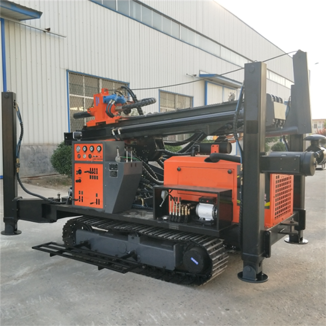 Chinese great quality Full Hydraulic crawler water well Drilling Rig for sale