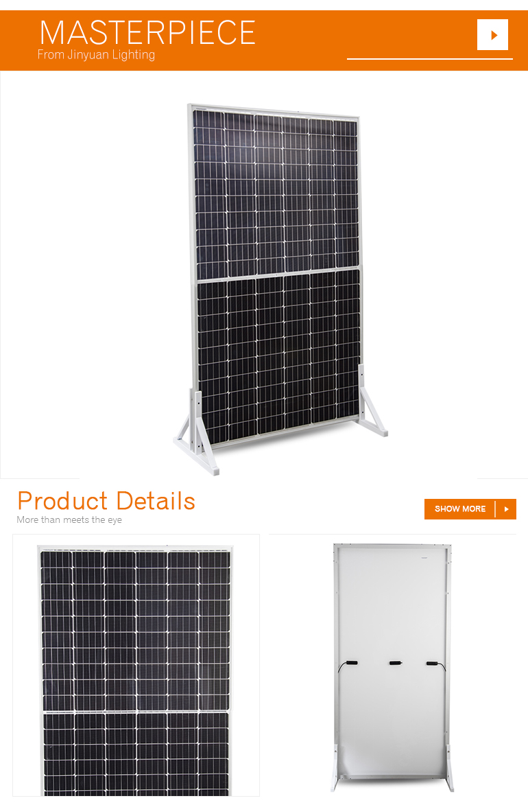 china 60 cells 290W 300W monocrystalline silicon portable solar panel