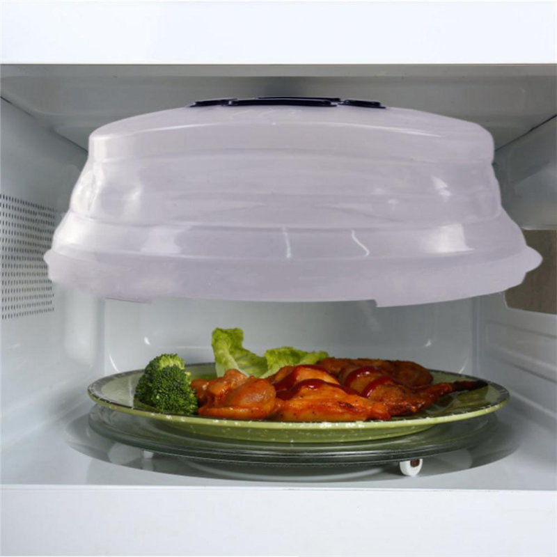 Latest Multi function Microwave Oven Folding Hover Cover Microwave Plate Cover Anti-Splash Cover