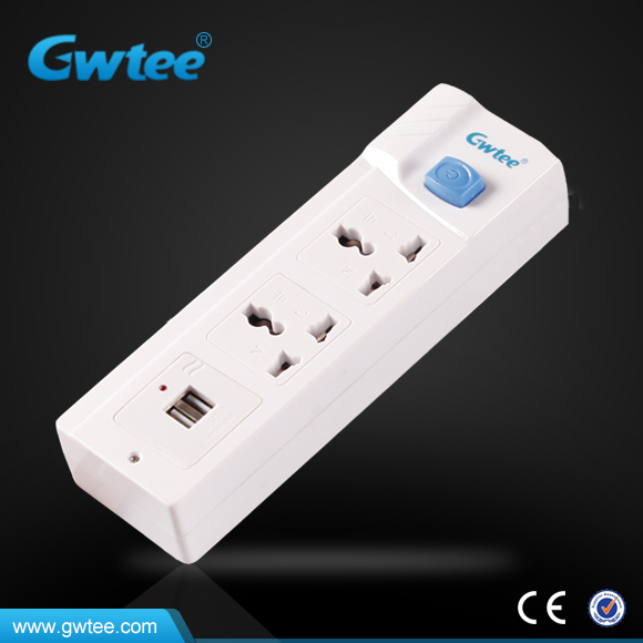 Latest designed usb controlled multiple power socket