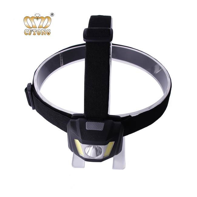 3W+2COB Outdoor Hiking Light Portable COB LED Headlamp