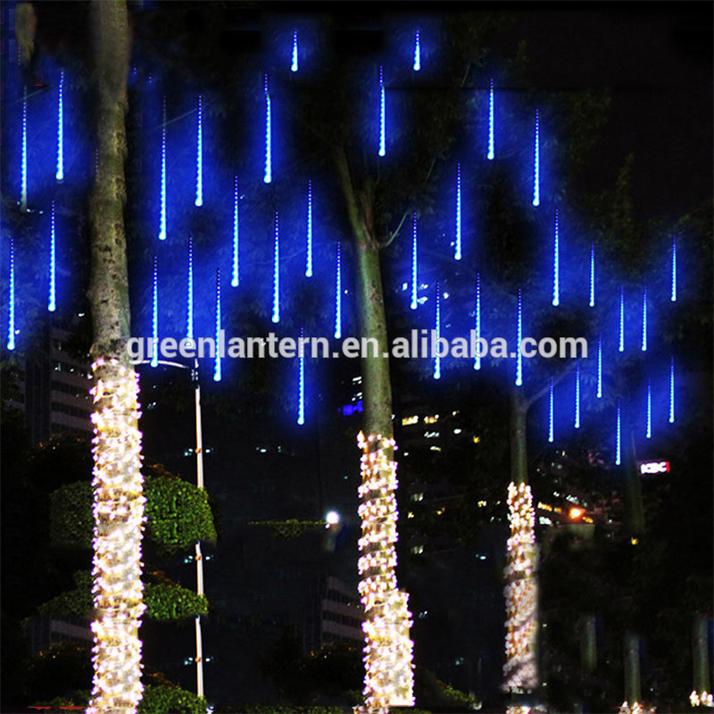 high quality led chasing christmas lights outdoor meteor starfall tube lights