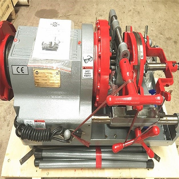 new designed Portable Electric pipe threader steel pipe threading machine