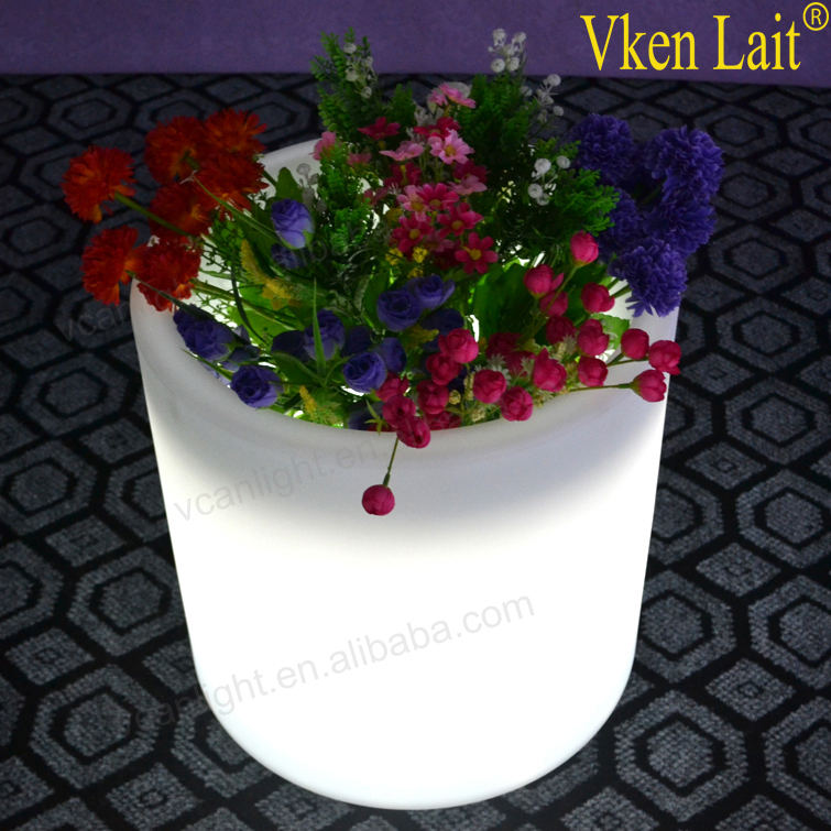 multi colors glow small clay flower pot for wedding