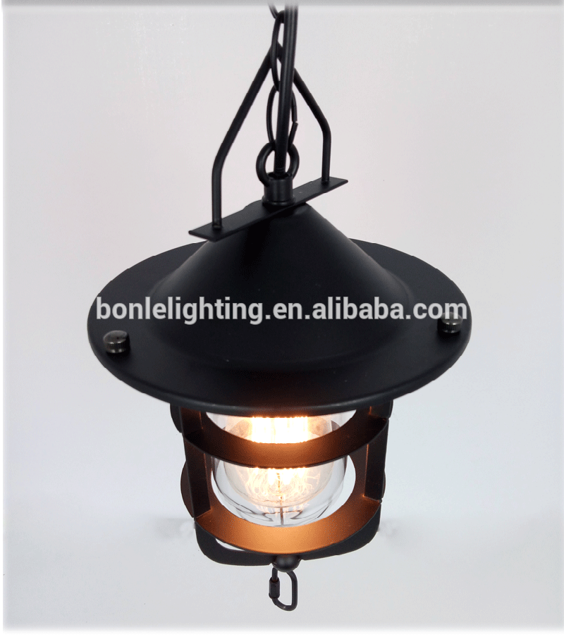Sconce Wrought Iron vintage explosion-proof ceiling lamp pendant light