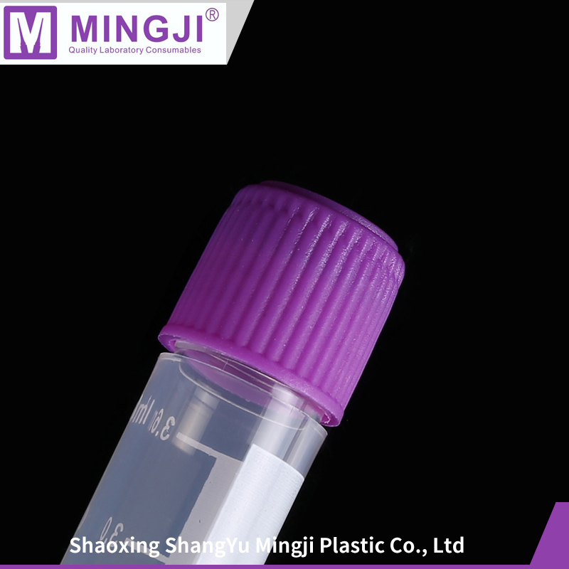 3.0ml self-standing plastic freezing tube laboratory cryotubes