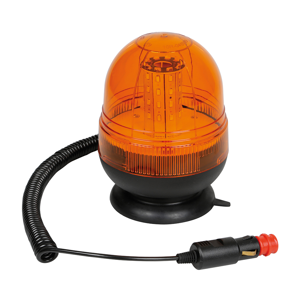 DC12/24V LED Flashing Strobe Beacon with Reinforced Lens for Trucks, Forklifts, Vans and Tractors