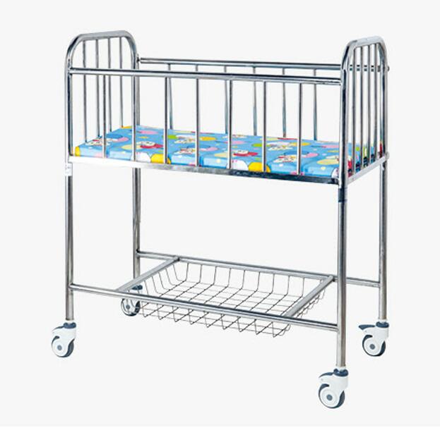 Medical baby trolley baby cot for patient use with cheap price