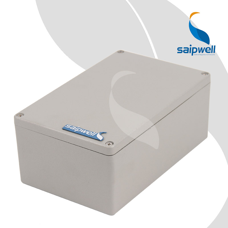 Saipwell/Saip factory price Metal boxes Electrical Aluminum Outdoor waterproof enclosure ip65 IK10