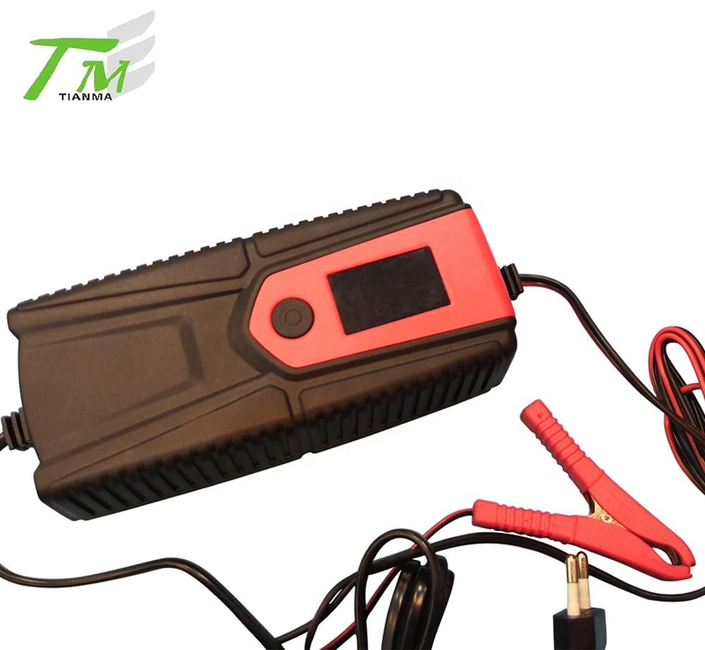 New 12V or 6V car battery charger digital display Intelligent smart battery charger