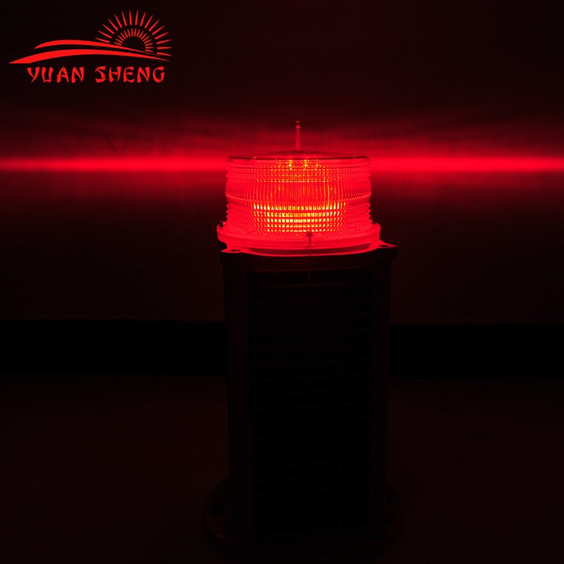 Factory Directly LED solar aviation obstruction warning light / flicker high quality tower lighting blinker