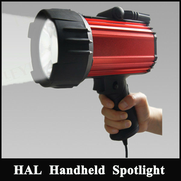 12v ciagr Aluminium Alloy body 100w halogen hunting spotlight handheld searchlight