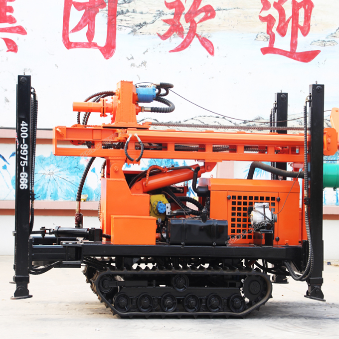 Used 400m crawler mounted deep borehole water well drilling rig machine for sale