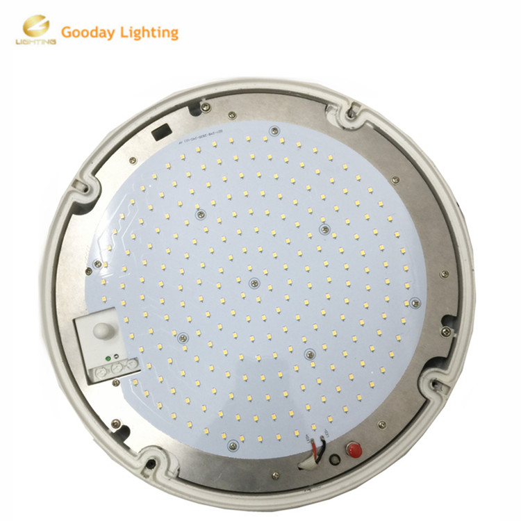 20W Microwave Sensor and Emergency LED Bulknead