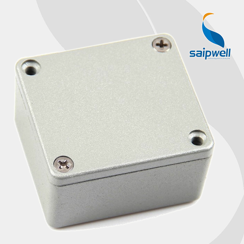 SAIPWELL J Small Type Waterproof Button Switch Electric Aluminum Box