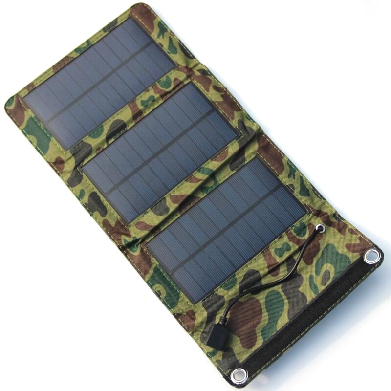 PM05 waterproof foldable solar panel charger case portable