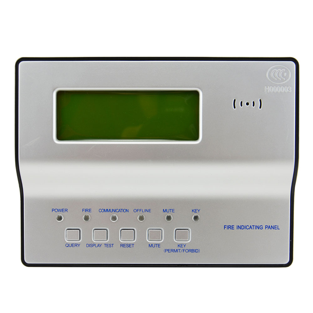 Fire detection addressable fire alarm system repeater panel