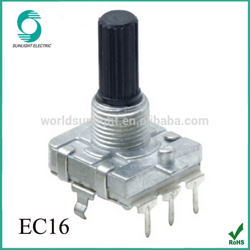 EC16 series 16mm size plastic shaft household incremental rotary switch encoder