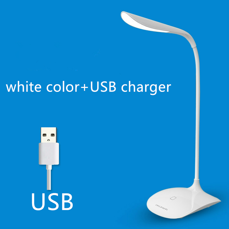 Fashion USB Rechargeable led desk led light with touch switch